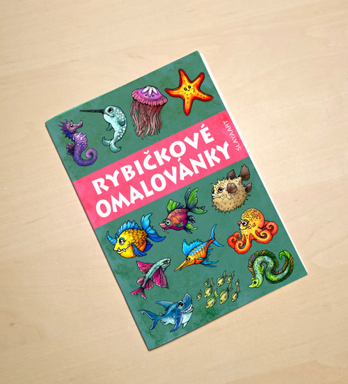 Rybičkové omalovánky - papírové — foto 5