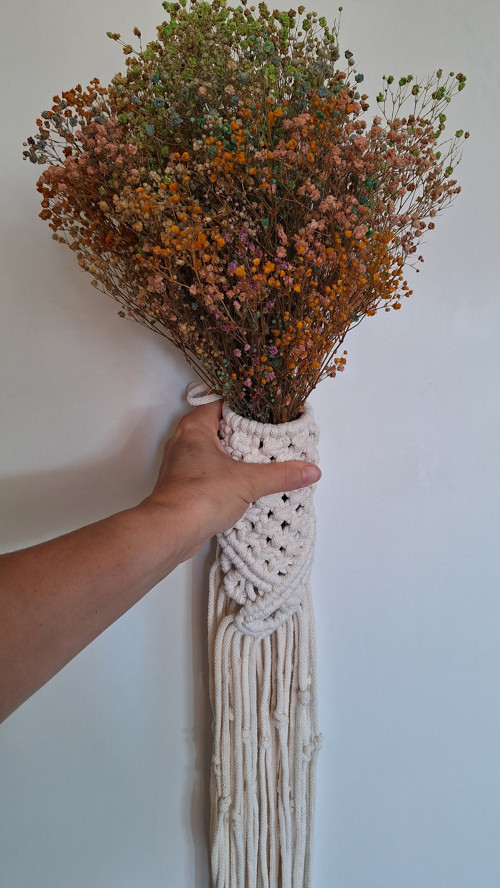 Boho Wrap na kytici (nejen svatební) — foto 3