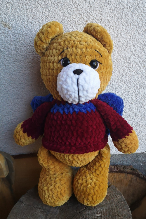 Medvídek s kapucí 35 cm — foto 2