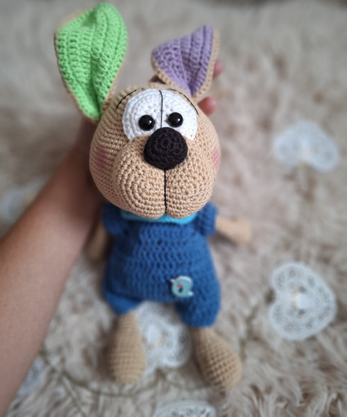 Háčkovaný králíček Pepan — foto 3