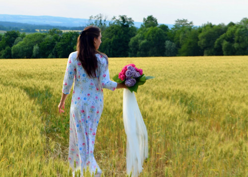 Romantické princesové šaty - akvarel — foto 3
