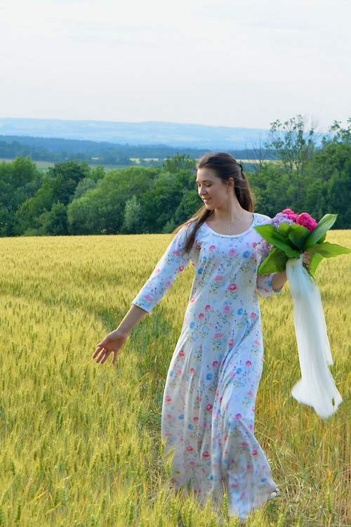 Romantické princesové šaty - akvarel — foto 4