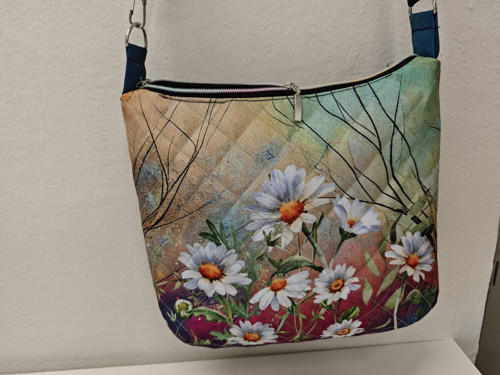 Crossbody taška - kopretiny — foto 3
