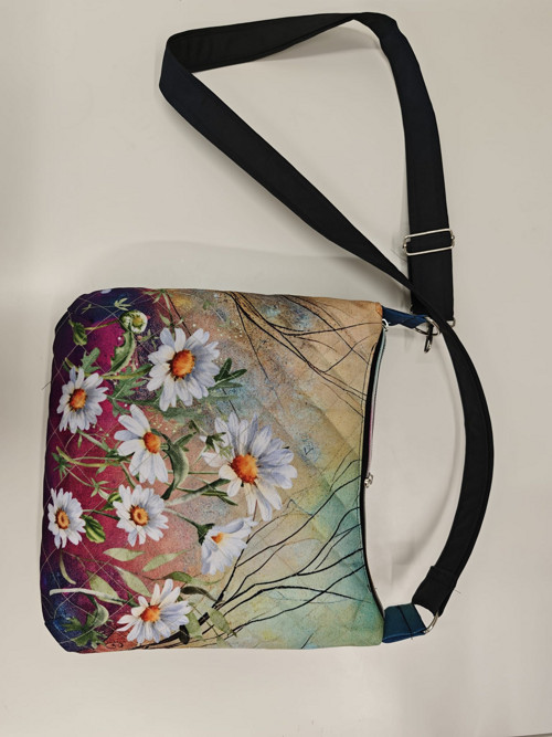 Crossbody taška - kopretiny — foto 4