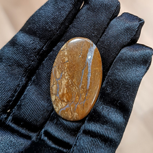 Boulder opál, ID 5129, 37x22 mm - výprodej — foto 2