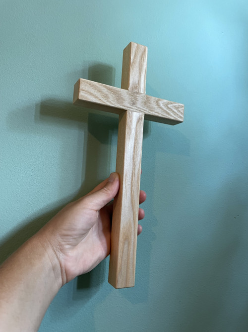 Jasanový kříž 30 cm č.133 — foto 4