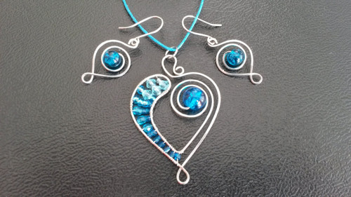 Tyrkysová soupravička - amulet — foto 2