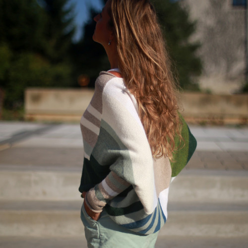 Svetr DOSA-LANG patchwork — foto 4