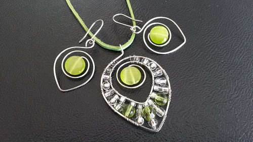 Lístečková souprava - amulet — foto 2