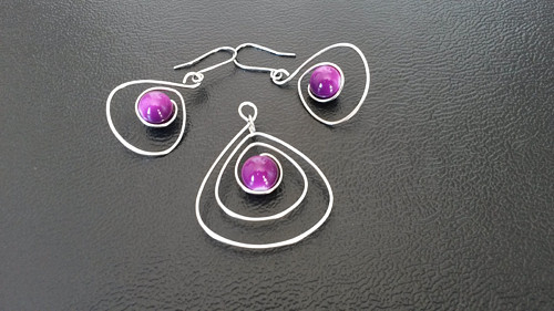 Fialková souprava - amulet — foto 3
