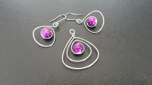 Fialková souprava - amulet — foto 2