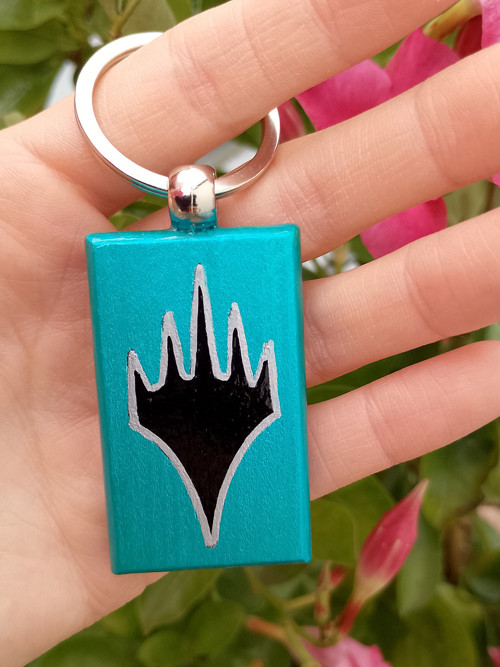 Magic the Gathering - aqua klíčenka — foto 3