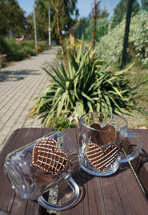 Sklenice s uchem - na kafíčko — foto 3