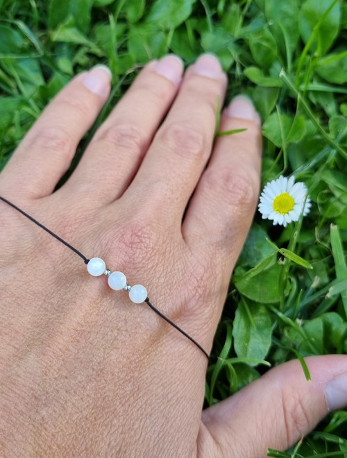 Náramek PERLEŤ posuvný 4mm — foto 4