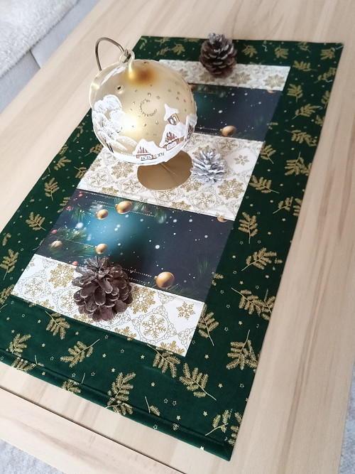 Vánoční středový ubrus — foto 3