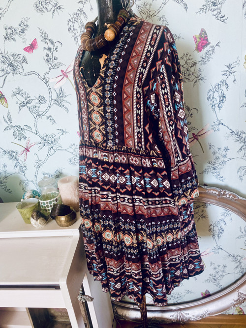 Šaty boho etno aztécké — foto 3