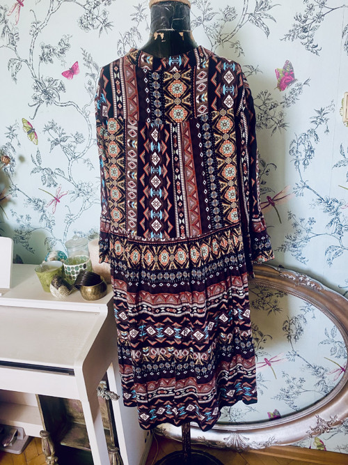 Šaty boho etno aztécké — foto 4