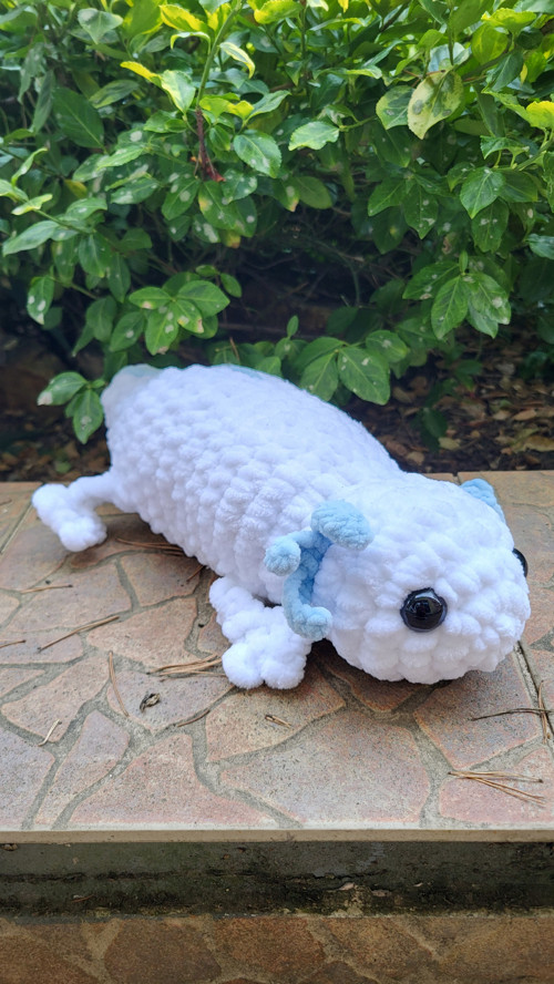 Háčkovaný maxi AXOLOTL — foto 2