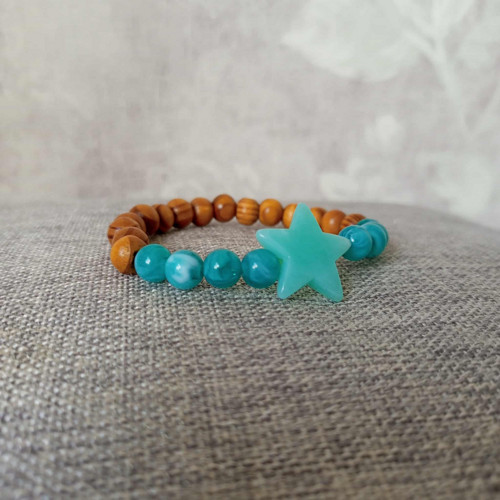 Náramek Boho tyrkys — foto 3