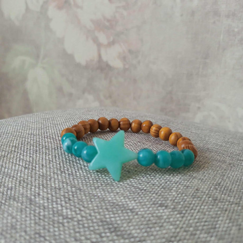 Náramek Boho tyrkys — foto 4