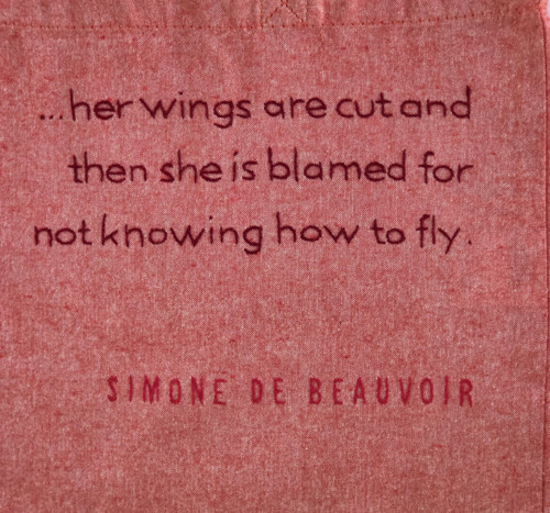 Taška "Simone de Beauvoir" – červená — foto 3