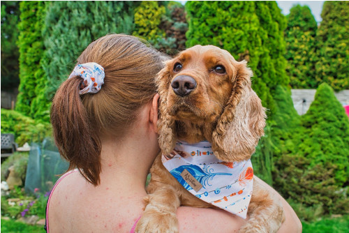 Scrunchie gumička - Křídla radosti — foto 3