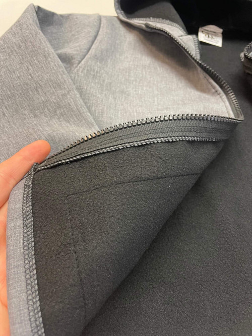 Dětská zimní softshellová bunda šedá — foto 5