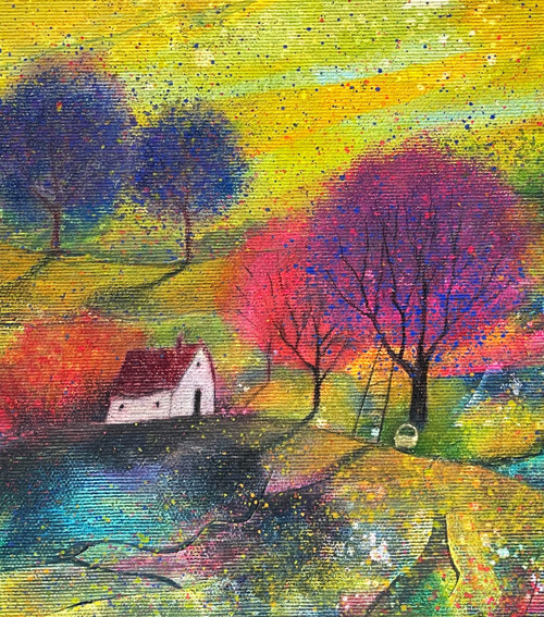 Čas švestek - 30x30cm — foto 2