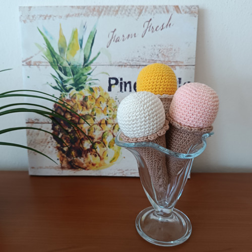Háčkovaná zmrzlina meruňková — foto 3
