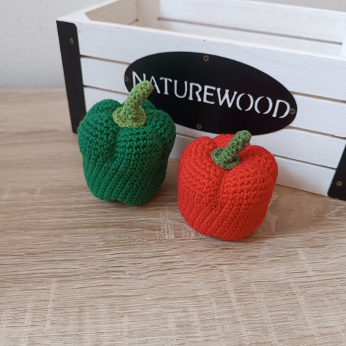 Háčkovaná paprika zelená — foto 2