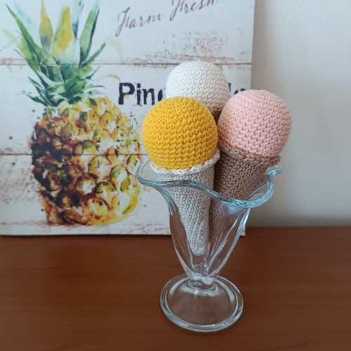 Háčkovaná zmrzlina mango — foto 2