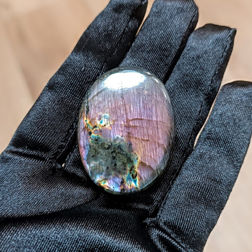 Labradorit, ID 5144, 43x22 mm — foto 4