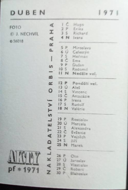 Kalendář — foto 2