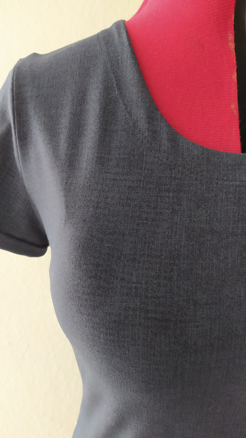 Triko s krátkým rukávem jeans — foto 2
