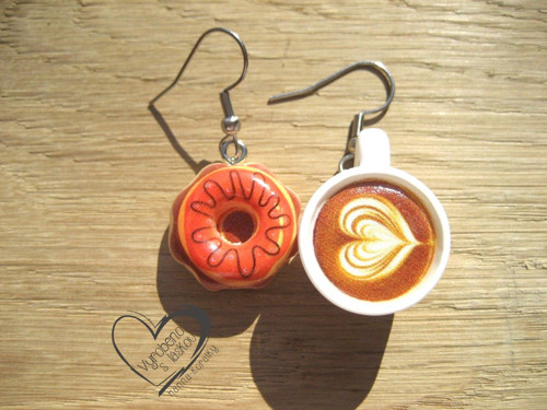Bílé Cappuccino S Donutem — foto 2