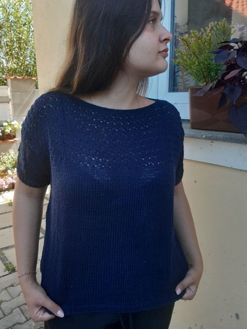 Tričko modré — foto 3