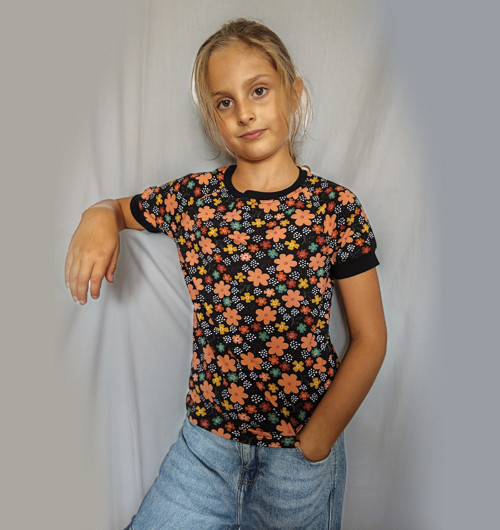 Tričko kytičkové bio — foto 3