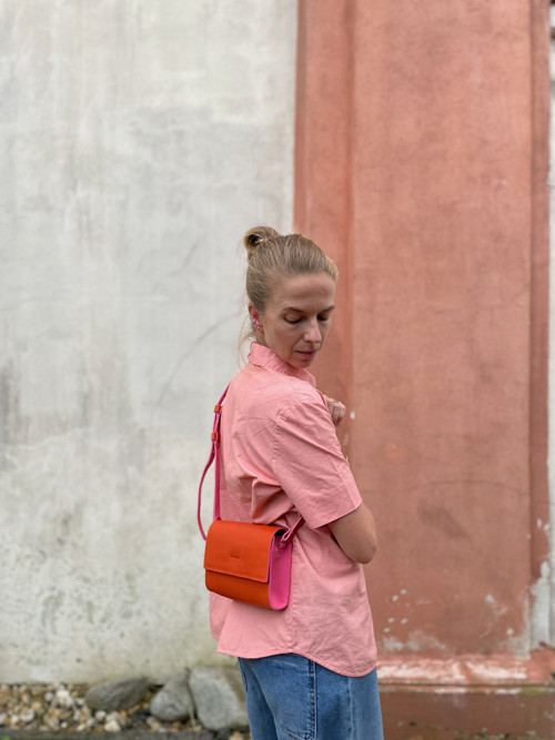 Magnetická kabelka Mari / Pink-Orange — foto 5
