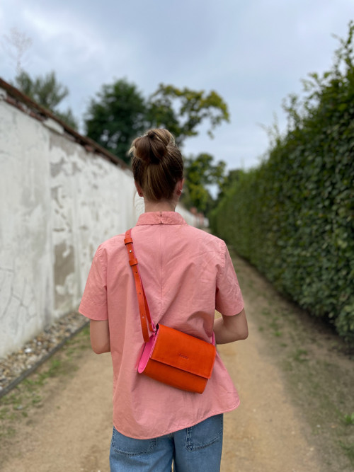Magnetická kabelka Mari / Pink-Orange — foto 4