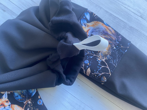Softshell kalhoty podzim Lišky černá — foto 4