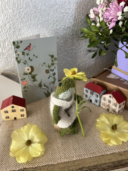 Háčkovaná žabka — foto 5