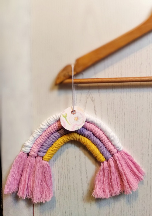 Sedmikráska - duha macramé — foto 2