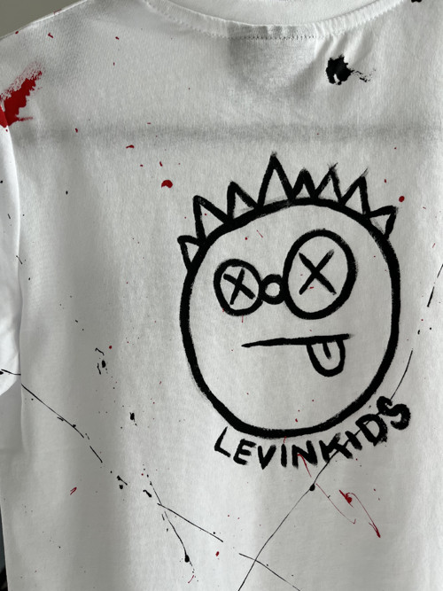 Ručně malované tričko LEVINKIDS — foto 4