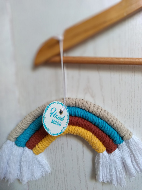 Chrpa - duha macramé — foto 2