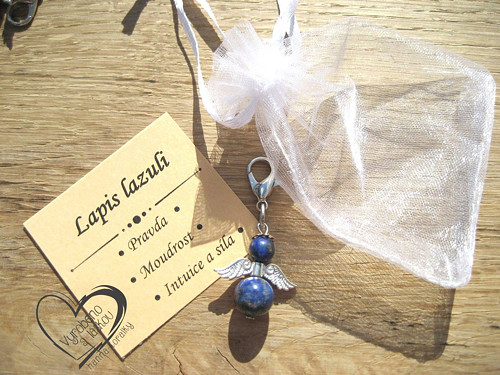 Přívěsek - Anděl - Lapis Lazuli — foto 2