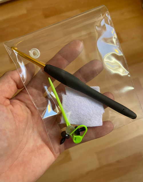 Háčkovací BOX "Uháčkuj si sám" - ANDULKA (zelená) — foto 3