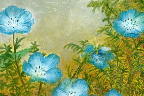 Nemophila Blue Artprint — foto 4