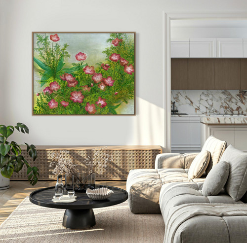Nemophila Red Artprint — foto 2
