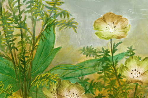 Nemophila Green Artprint — foto 3