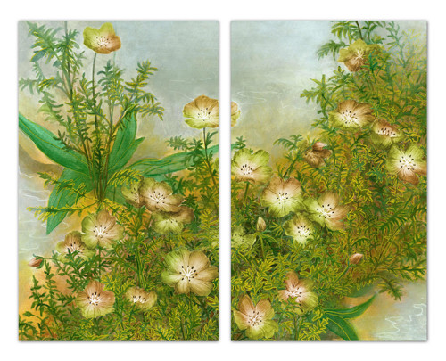 Nemophila Green Duo Artprint — foto 2